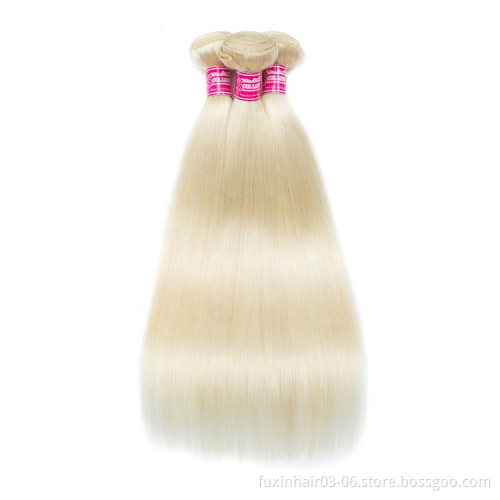 Fuxin human hair store from vietnam blonde straight double drawn vietnamese hair